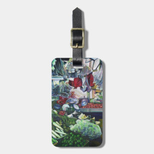 Vegetarian Club Meet Here on Tuesday's Afternoon Luggage Tag