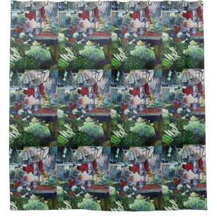 Vegetarian Clubs Meets Here on Tuesday's Afternoon Shower Curtain