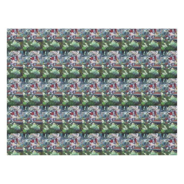 Vegetarian Clubs Meets Here on Tuesday's Afternoon Tablecloth (Front (Horizontal))