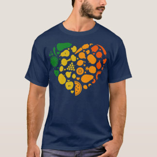 Vegetarian Colorful Fruits  T-Shirt
