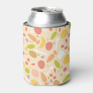 Vegetarian cooking pattern background can cooler