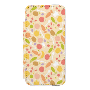Vegetarian cooking pattern background incipio watson™ iPhone 5 wallet case