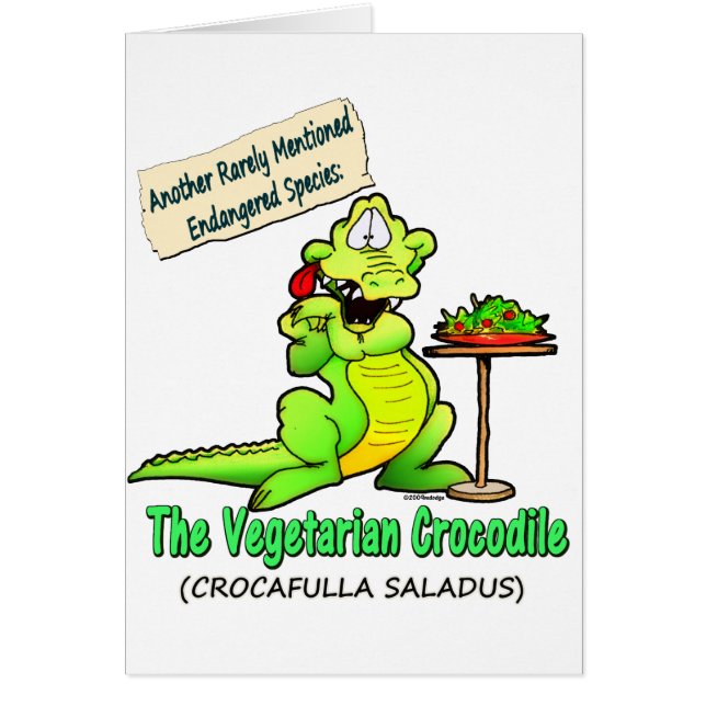 VEGETARIAN CROCODILE (Front)