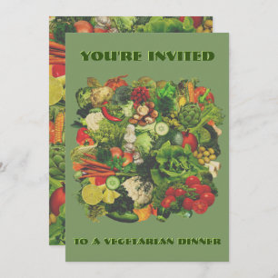 Vegetarian Dinner Invitation 🥕🧅🥑