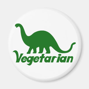 Vegetarian Dinosaur Magnet