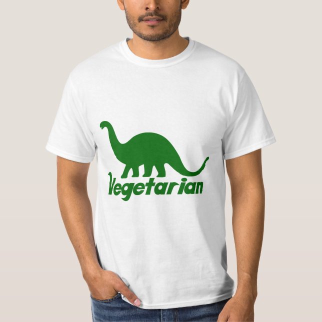 Vegetarian Dinosaur T-Shirt (Front)