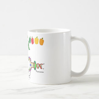 Vegetarian DNA (Vegetarian Attitude Humour) Coffee Mug