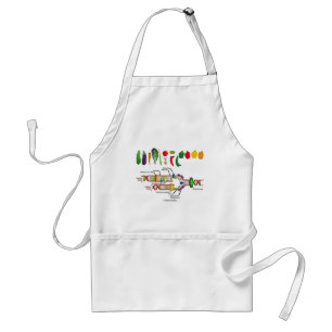 Vegetarian DNA (Vegetarian Attitude Humour) Standard Apron