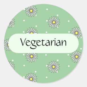 Vegetarian Food Label for Buffets and Picnics