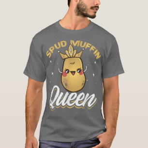 Vegetarian Food Spud Muffin Vegan Recipe Veggie T- T-Shirt