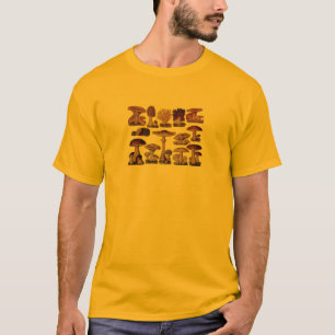 Vegetarian hipster steampunk vintage mushroom T-Shirt