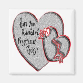 Vegetarian Kisses Magnet