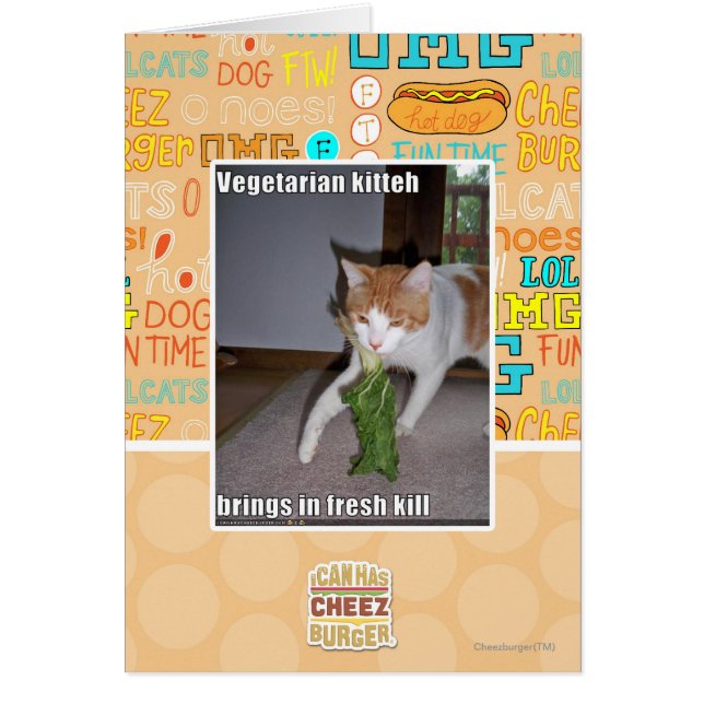 Vegetarian Kitteh (Front)