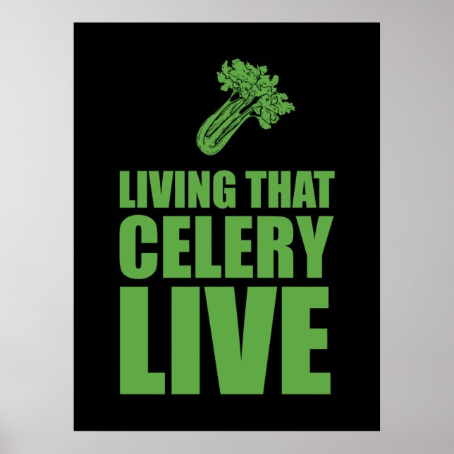 Vegetarian Living That Celery Live Poster (Front)