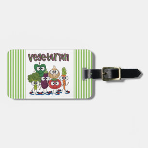 Vegetarian Luggage Tag