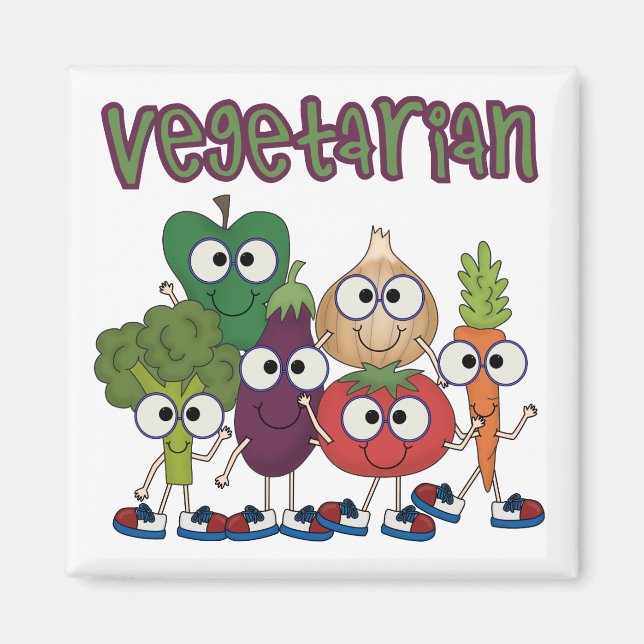 Vegetarian Magnet (Front)