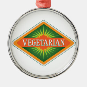 Vegetarian Metal Tree Decoration