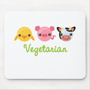 Vegetarian Mouse Mat