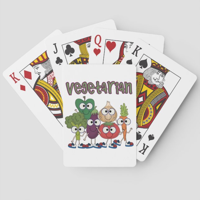 Vegetarian Playing Cards (Back)