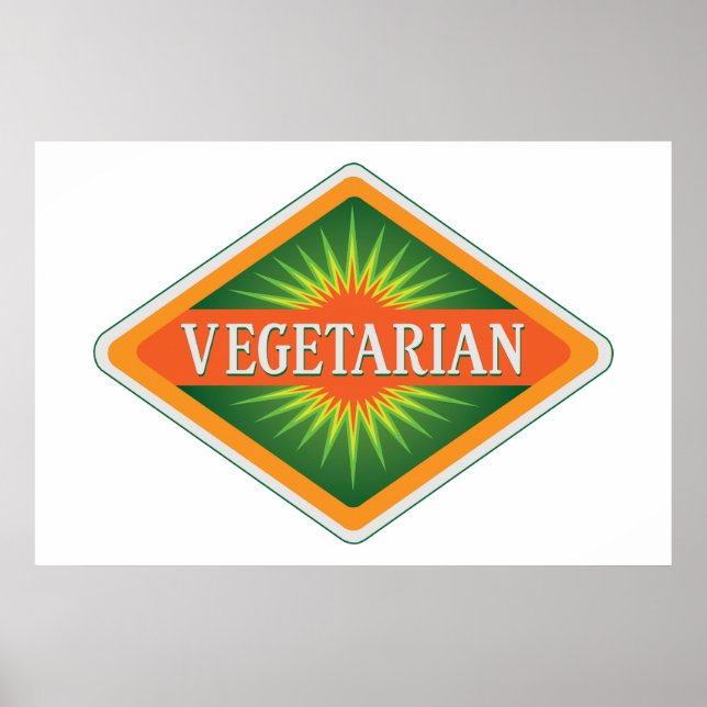 Vegetarian Poster (Front)
