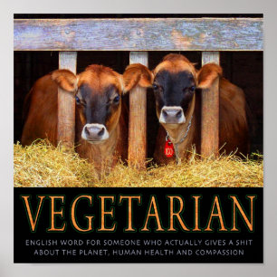 Vegetarian! Poster