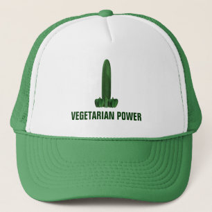 Vegetarian Power Trucker Hat