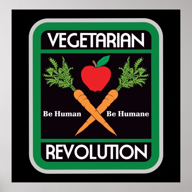 Vegetarian Revolution Poster (Front)