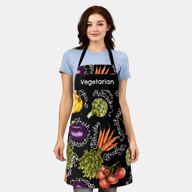 Vegetarian Vegetable ApronC Apron (Worn)