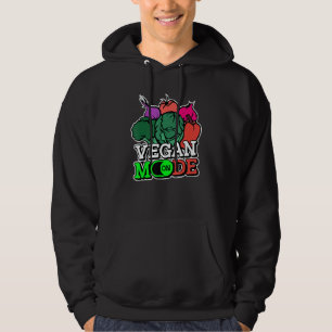 Vegetarian Vibes Vegan Mode On World Vegetarian Da Hoodie