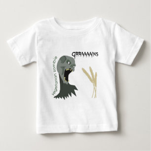 Vegetarian Zombie wants Graaaains! Baby T-Shirt