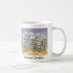 Vegetarian Zombies Wanting GRAINS, GRAINS, GRAINS! Coffee Mug