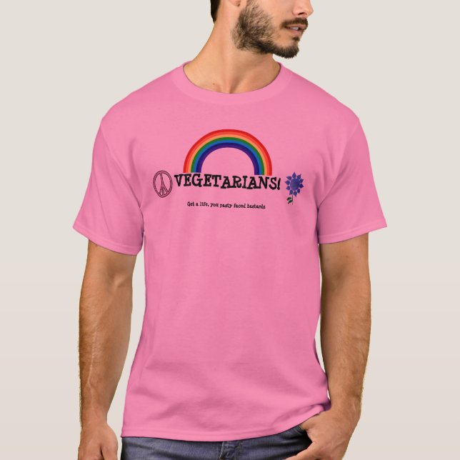 VEGETARIANS SHIRT...  NOT T-Shirt (Front)