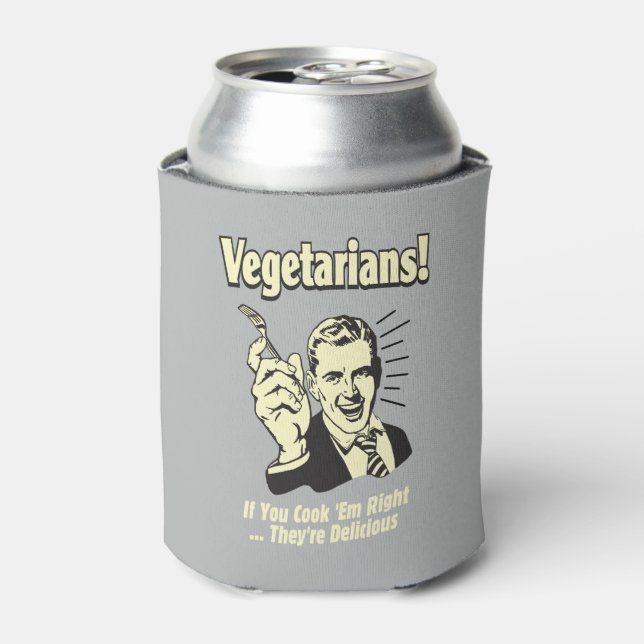 Vegetarians: They're Delicious Can Cooler (Can Front)