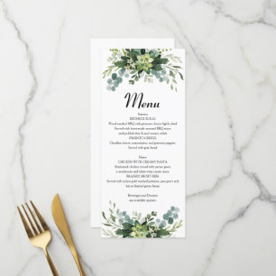 Vegetation Plan Menu