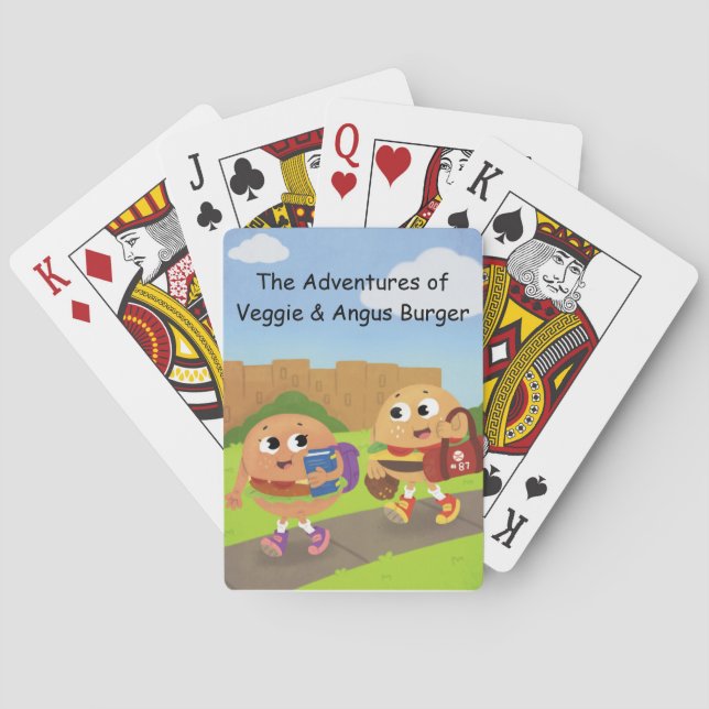 Veggie and Angus Playing Cards (Back)