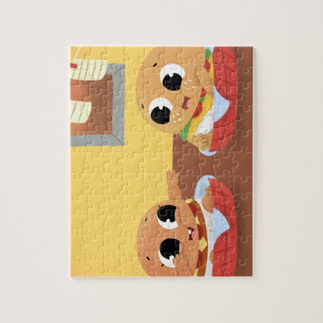 Veggie & Angus Puzzle (Vertical)