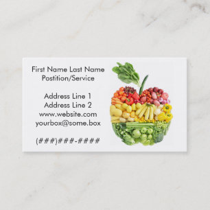 Veggie Apple Business Card