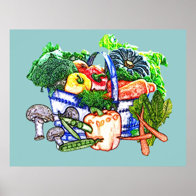 Veggie Basket Poster (Front)