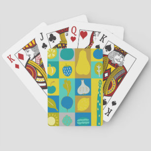 Veggie Blocks I Playing Cards