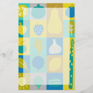 Veggie Blocks I Stationery
