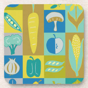 Veggie Blocks II Coaster
