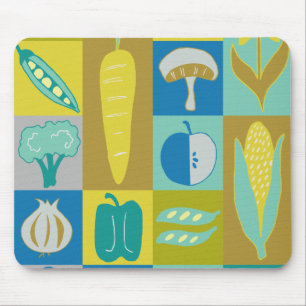Veggie Blocks II Mouse Mat