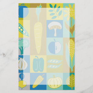 Veggie Blocks II Stationery