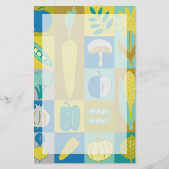 Veggie Blocks II Stationery (Front)