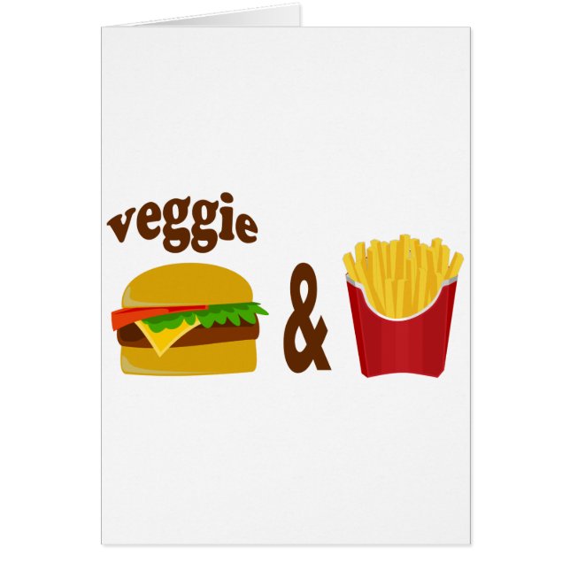 Veggie Burger and Fries (Front)