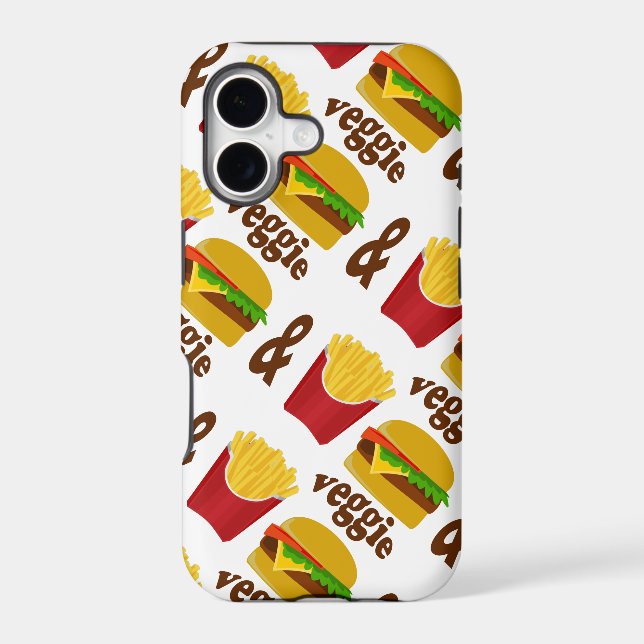 Veggie Burger and Fries (Back)