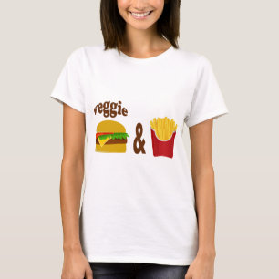 Veggie Burger and Fries T-Shirt