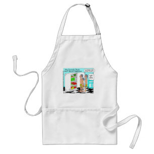Veggie Cannibals Funny Offbeat Cartoon Gifts Standard Apron