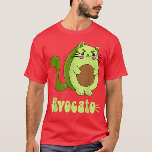 Veggie cat cat owner Avocato Kitten Avocado  T-Shirt