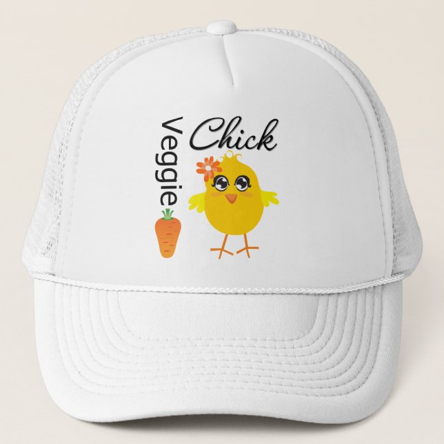 Veggie Chick Trucker Hat (Front)